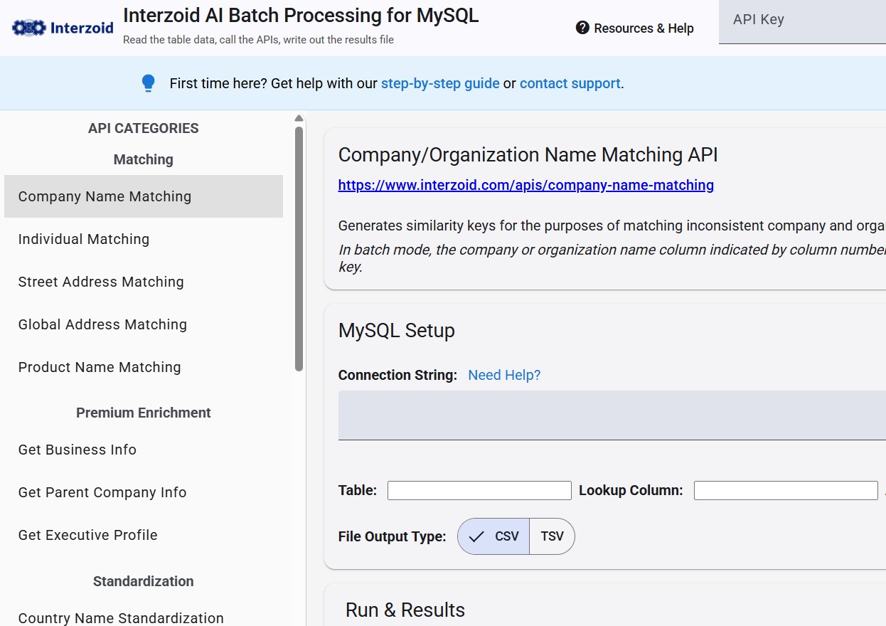 MySQL Batch Processing Example
