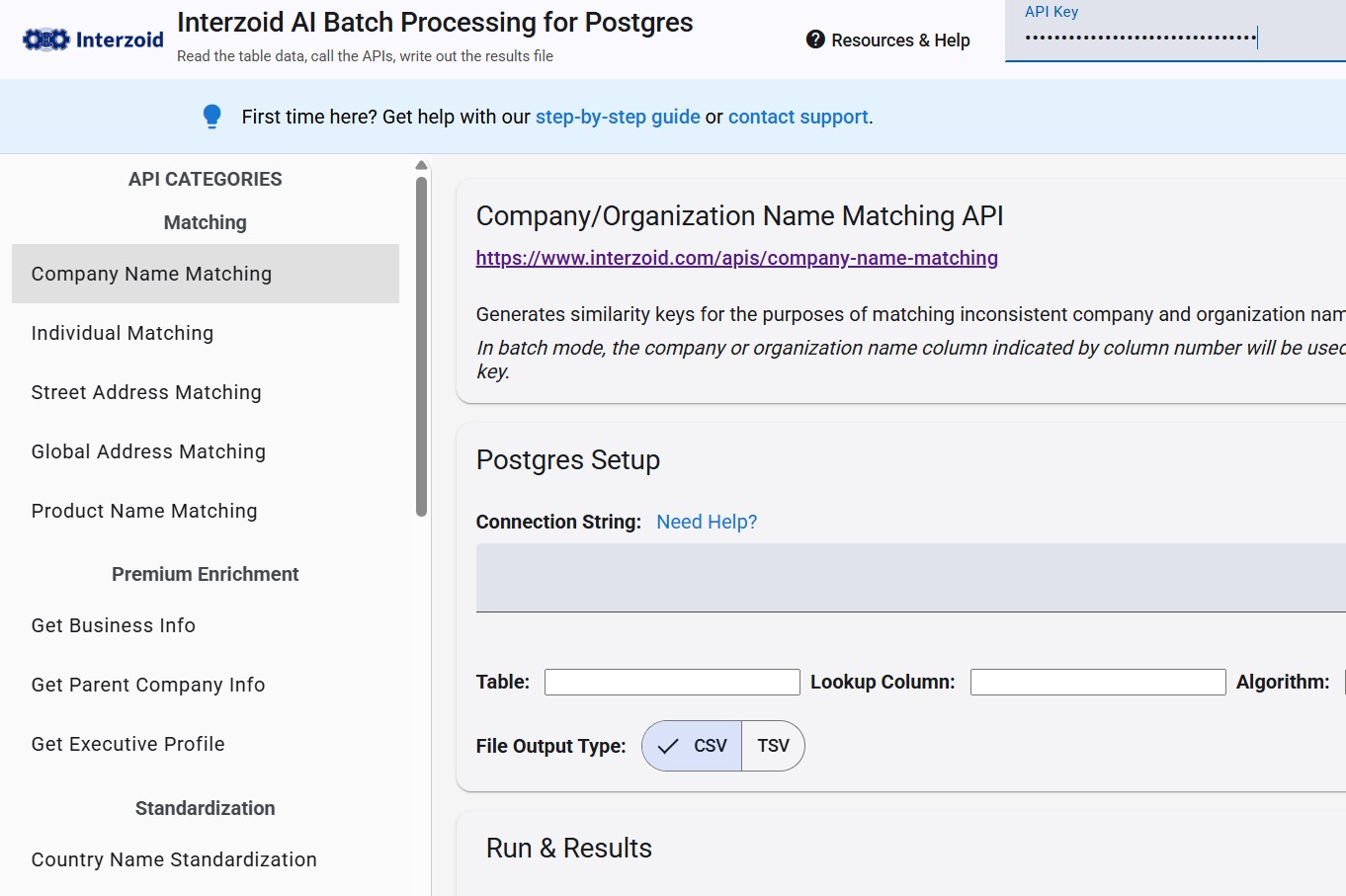 Postgres Batch Processing Example