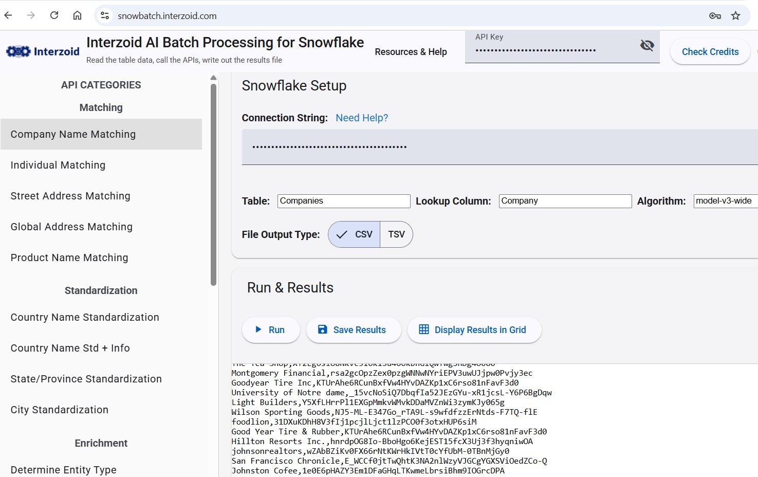 Snowflake Batch Processing Example